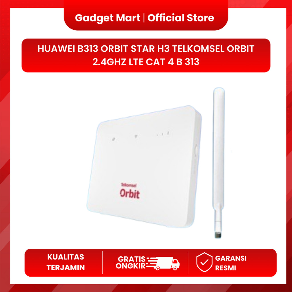 Huawei B313 Orbit Star H3 Telkomsel Orbit 2.4ghz LTE CAT 4 B 313