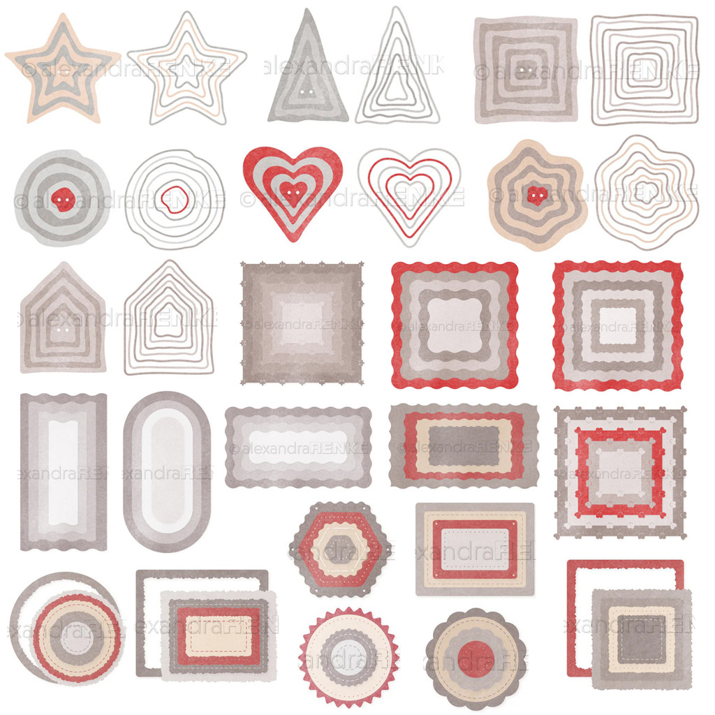 

Piggy Craft metal cutting dies cut die mold New Tag Frame Series Scrapbook paper craft knife mould blade punch stencils dies