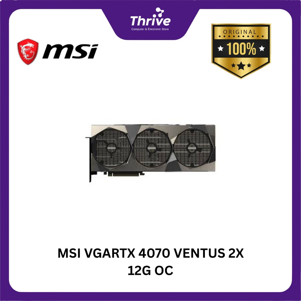MSI VGARTX 4070 VENTUS 2X 12G OC