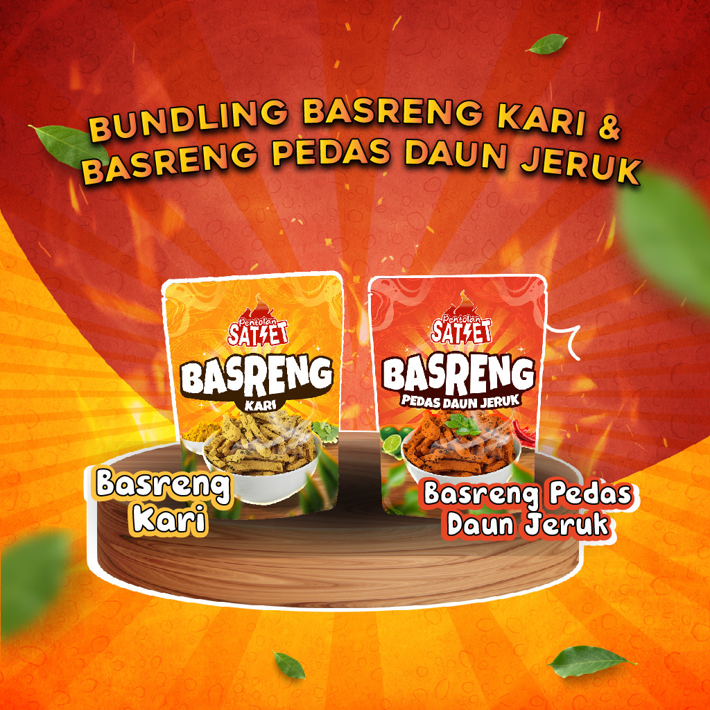 

Pentolan Satset Paket Bundling Basreng Pedas Daun Jeruk dan Kari (Dapat 2)