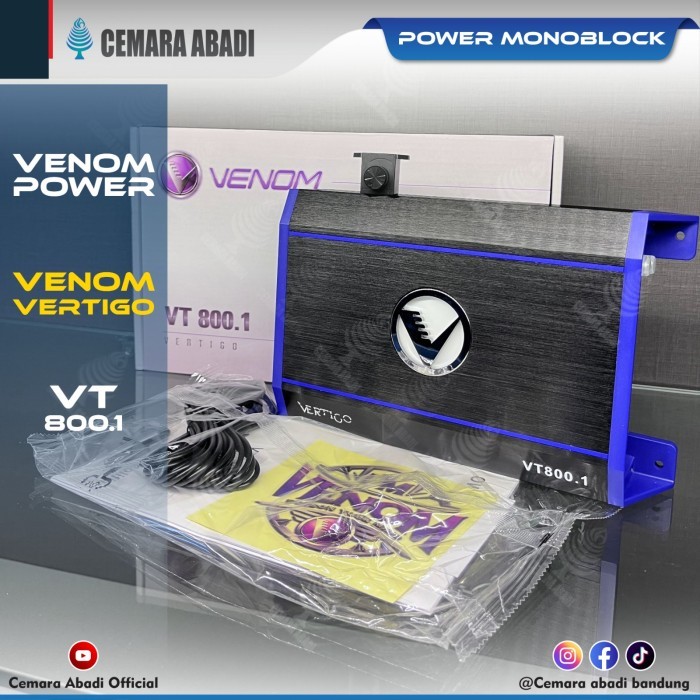 VENOM | POWER MONOBLOCK VENOM VERTIGO VT 800:1