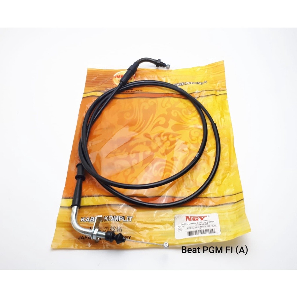Kabel Gas Komplit Kabel Beat PGM FI Atas Kabel Gas Honda Beat PGM FI A Atas K81 NGY Gold 46Variasi