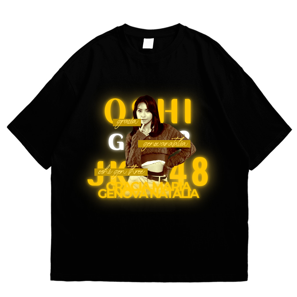 T-SHIRT Gracia V12 JKT48 Shania Gracia 24s Cotton Combed