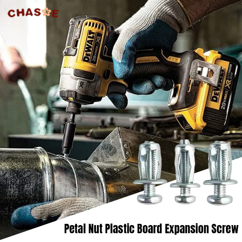 10PCS Jack Nut - Rivet Plat Metal Mur Baut Drat Sekrup Fisher M5 x 25mm M4 x 25mm M6 x 25mm Skrup / 