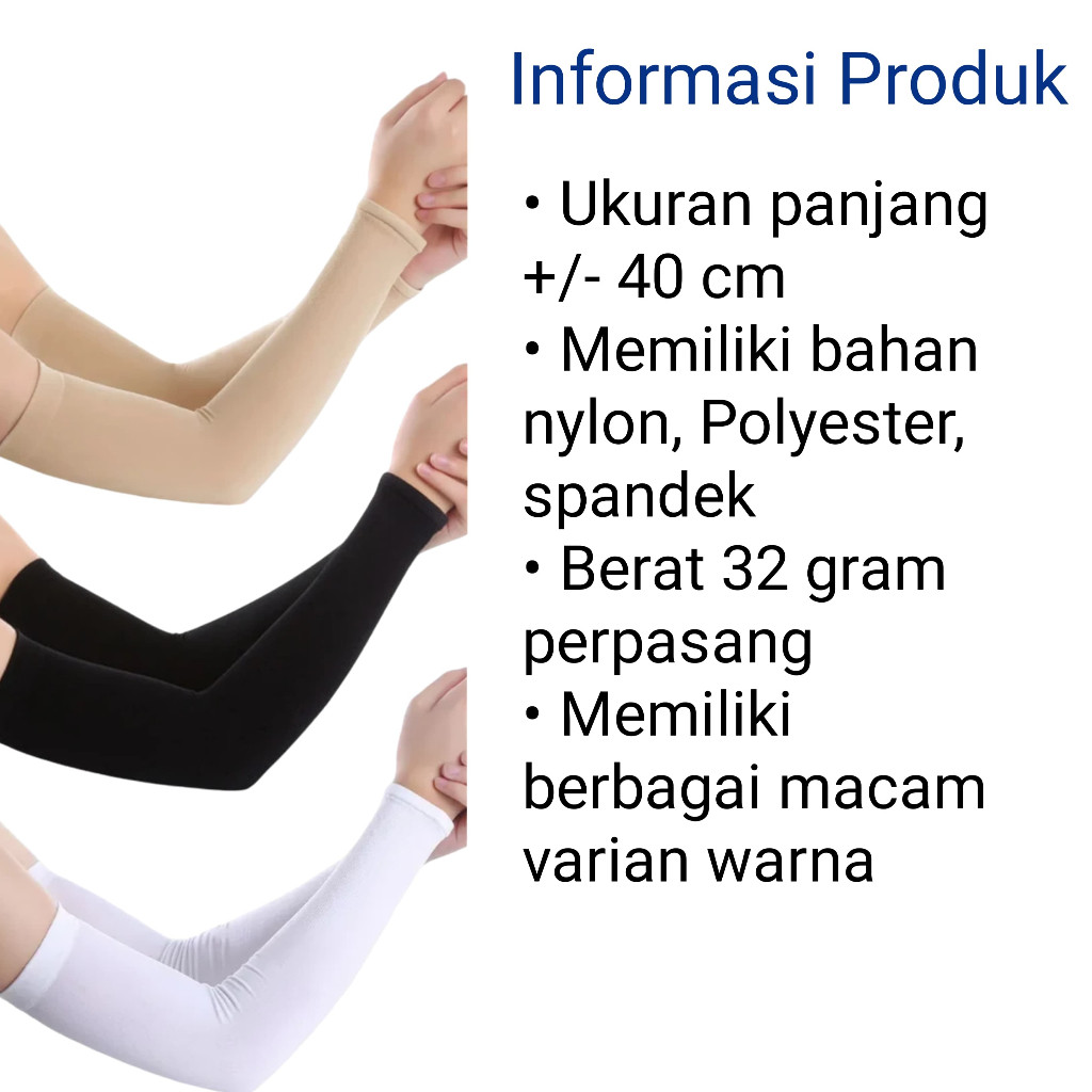 manset lengan polos / manset pria wanita / manset warna