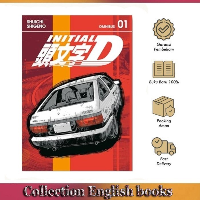 Komik Initial D Omnibus 1 by Shuichi Shigeno