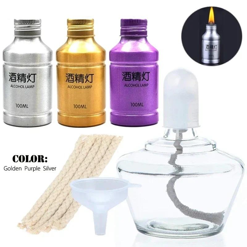 

25-150ml Stoves Lamp Aluminum Alloy Burner Lamp Chemistry Lab Tool For Outdoor Hiking Pinic Brand New