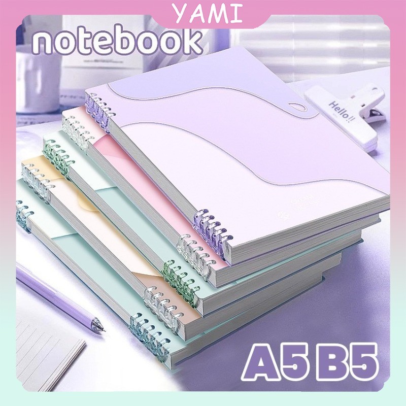 A5 B5 Notebook Buku Binder/Tulis Sekolah Lucu Buku Notebook Aesthetic/ Korea Binder Notebook