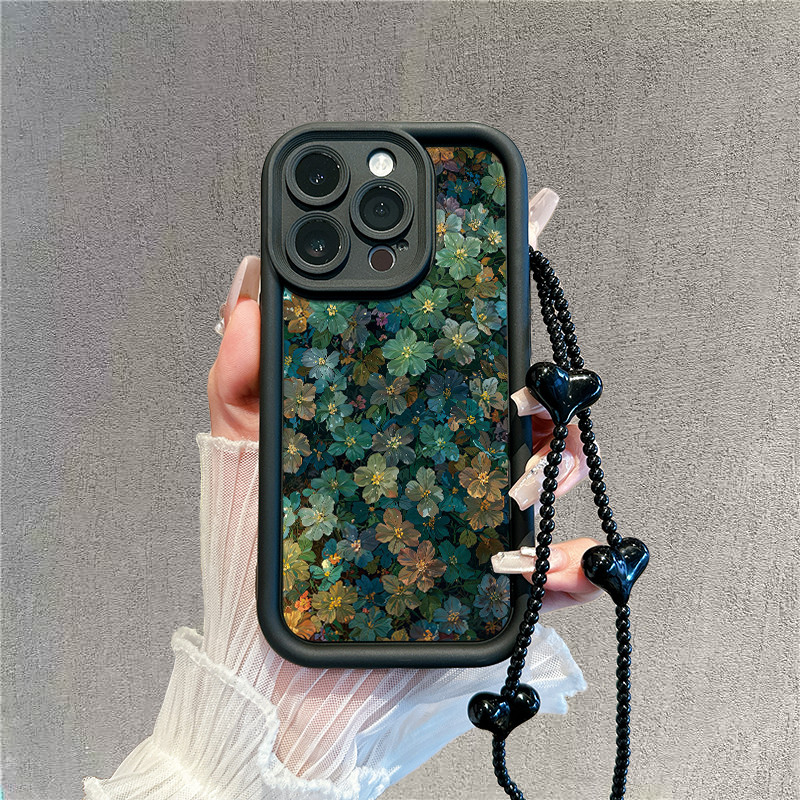 Case HP Bunga Retro Cocok untuk INFINIX 9Play 6Plus 10 CAMON 7 SMART HOT8/9 30 20Play SPARK Note 20P