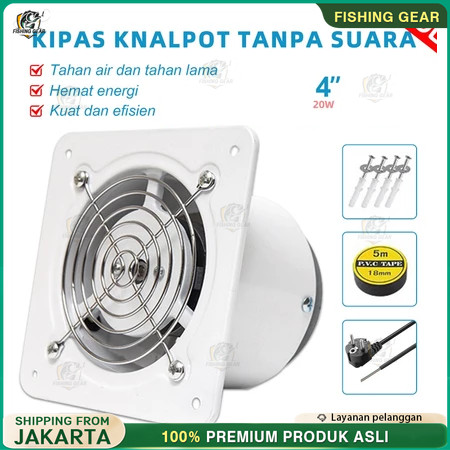 EXHAUST FAN/ HEXOS DINDING OKAYAMA 4 INCH - PASSCODE 100-110MM PENYEDOT UDARA RUANGAN BIAR TIDAK PAN