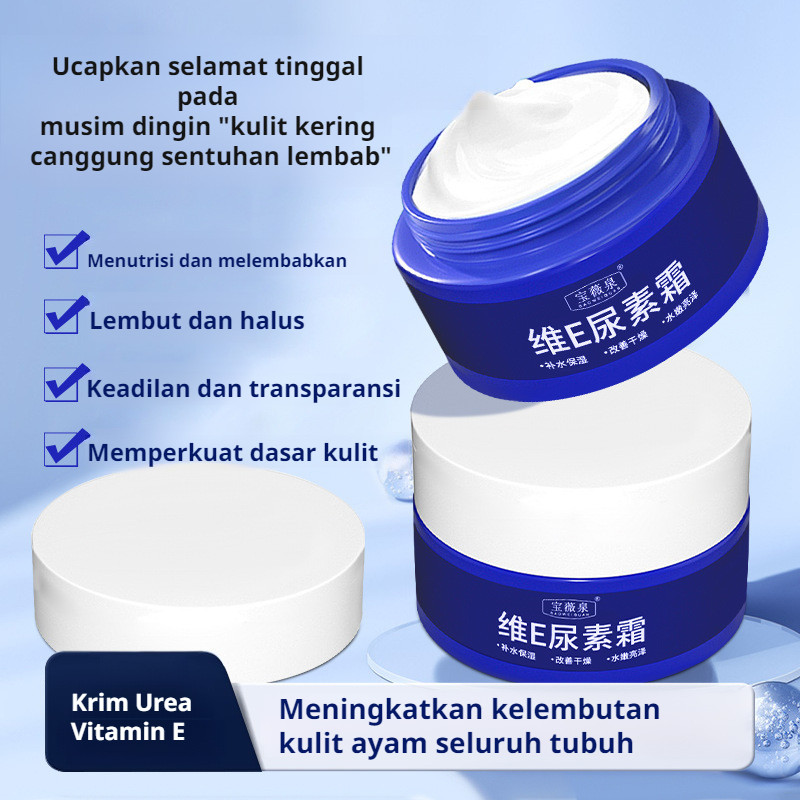 【Beli 1 Gratis 1+COD】 Krim Urea untuk Mencerahkan Noda/Krim Pemutih Wajah /Triple Whitening Cream de