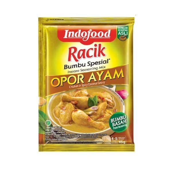 

Bumbu Racik Opor Ayam Sachet Indofood 45g