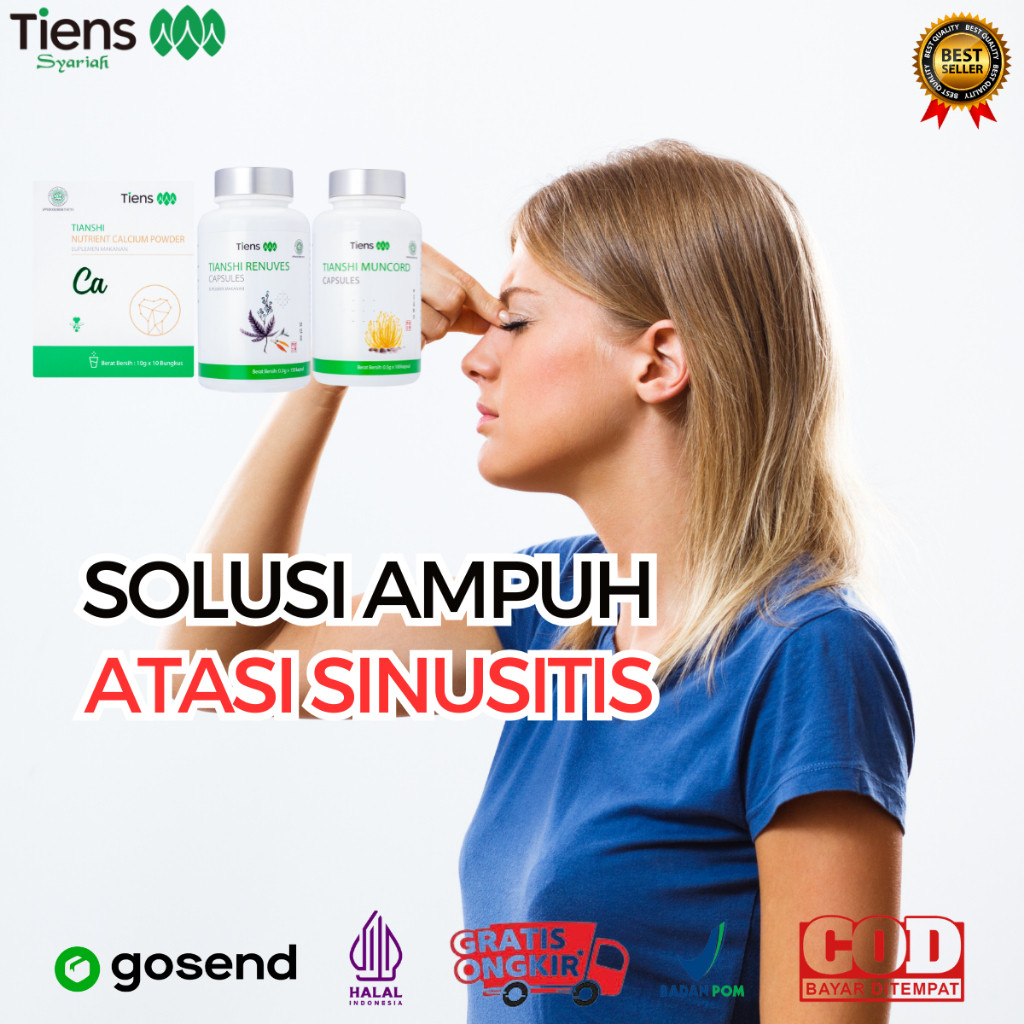 Paket Tiens Herbal Sinusitis Halal BPOM