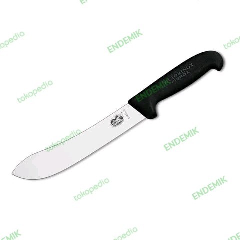 promo  -victorinox butcher knife orinal 20 cm bullnose pisau sembelih daging