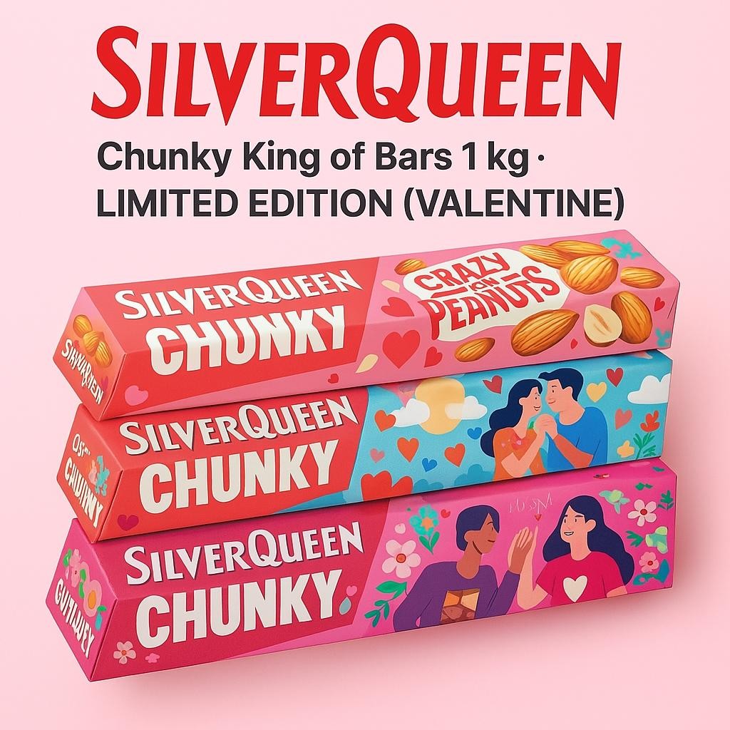 

SILVERQUEEN Chunky King of Bars 1 kg - LIMITED EDITION (VALENTINE)