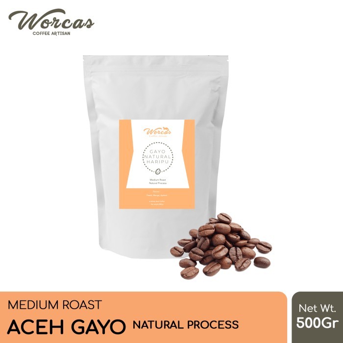 

Kopi Arabica Aceh Gayo "Natural" 500 Gram Medium Roast (Biji/Bubuk) - KOPI BIJI