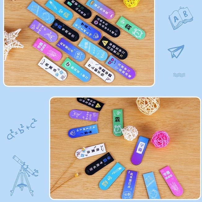 

Pembatas Buku Motif Cartoon Penanda Buku Magnet Bookmark 719