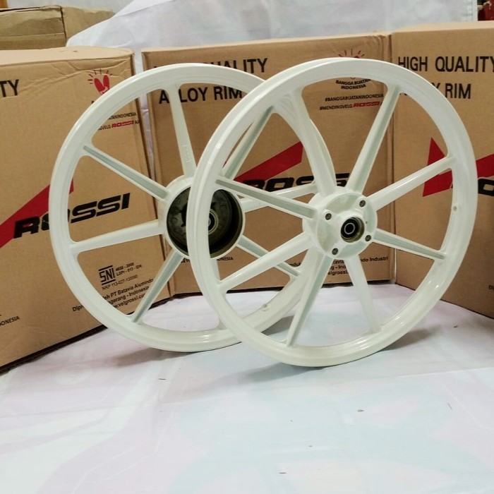 Velg Rossi palang 8 Supra karisma Fit new Grand Jupiter z Vega R f1z - Putih, supra X