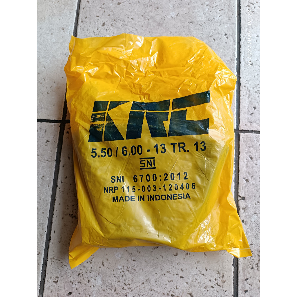 Ban Dalam Mobil KRC Ukuran 13 - Ban Dalam 550-13 / 600-13 - Ring 13 Granmax T120SS Carry