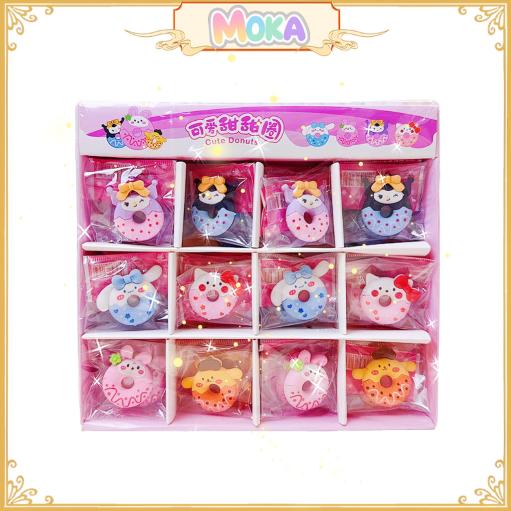 

MOKA Penghapus Motif Donat Kawaii / Eraser Pencil Donut Edition MKA61