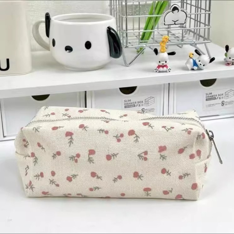 

Cute Cartoon Flower Pencil Case Large Capacity Zipper Organizer for School Office Students Gifts Back to School Essentials