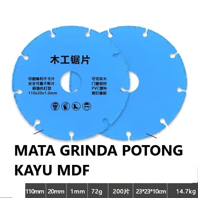 Mata Gerinda Potong Kayu MDF Triplek PVC Karet Potong Poles Cutting Disc