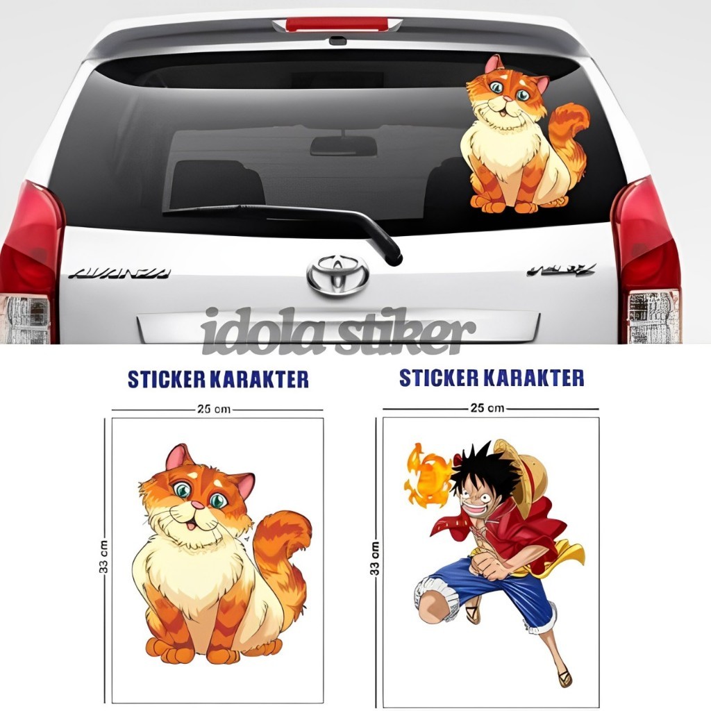 

STIKER BERMACAM KARAKTER VINYL UKURAN BESAR TERMURAH&TERLARIS