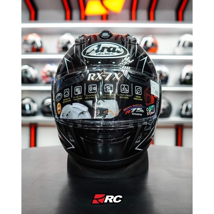 RX7X Arai Radical Black