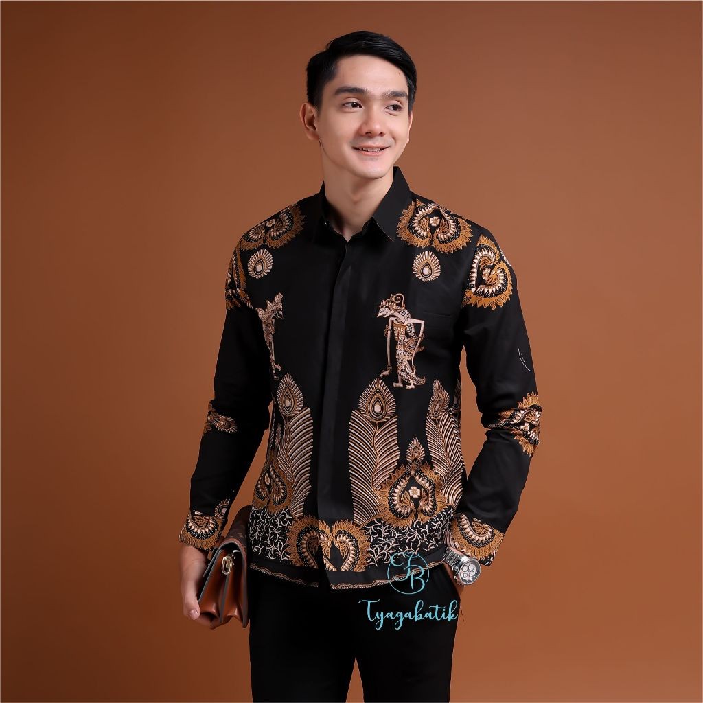 Bambee / Kemeja Batik Pria Lapis Furing Premium 0219 Tyaga Batik