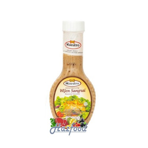 

Maestro Roasted Sesame Salad Dressing Botol 237 Ml | Wijen Sangrai