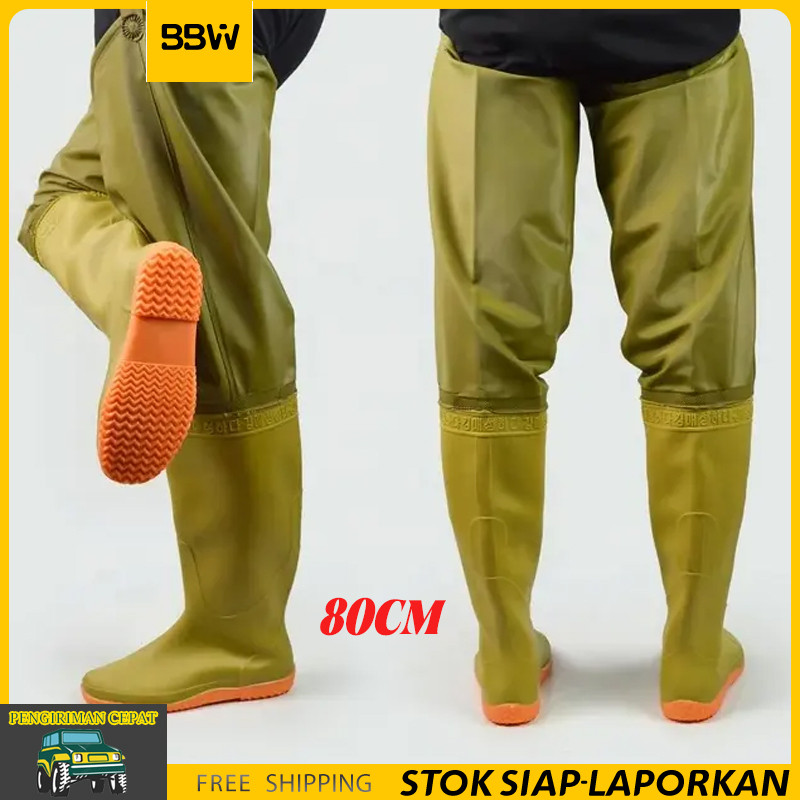 【COD】Sepatu Boot Sawah Panjang Pria Anti Keong Petani Mancing Pants Anti Air sepatu boot sawah/ kola