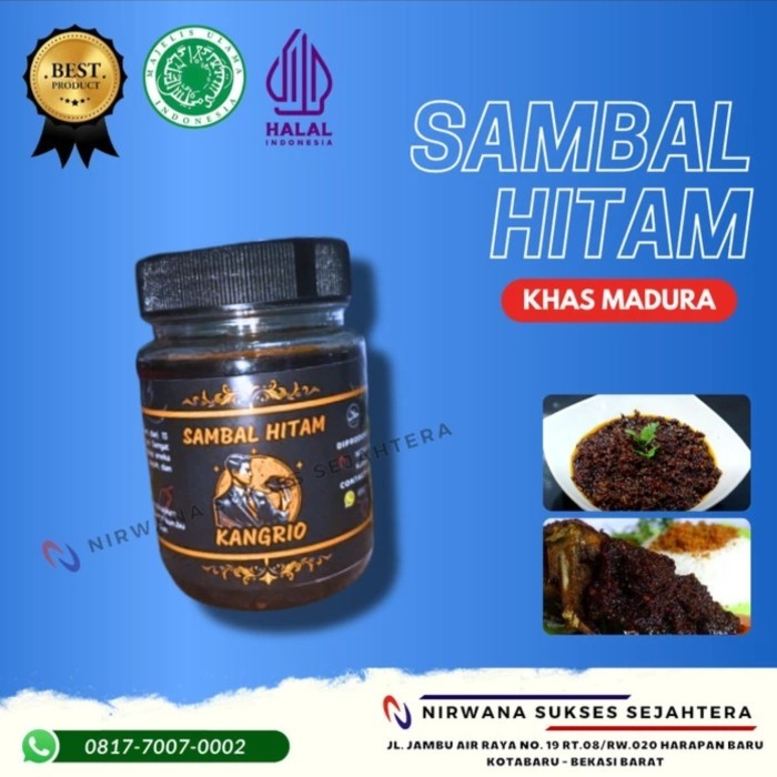 

✨TERLARIS -SAMBAL HITAM BUMBU BEBEK KHAS MADURA