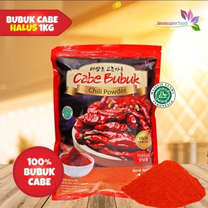 

✨TERLARIS -JSF Gochugaru - Bubuk Cabe Korea / Chili Powder 1 KG - Kasar