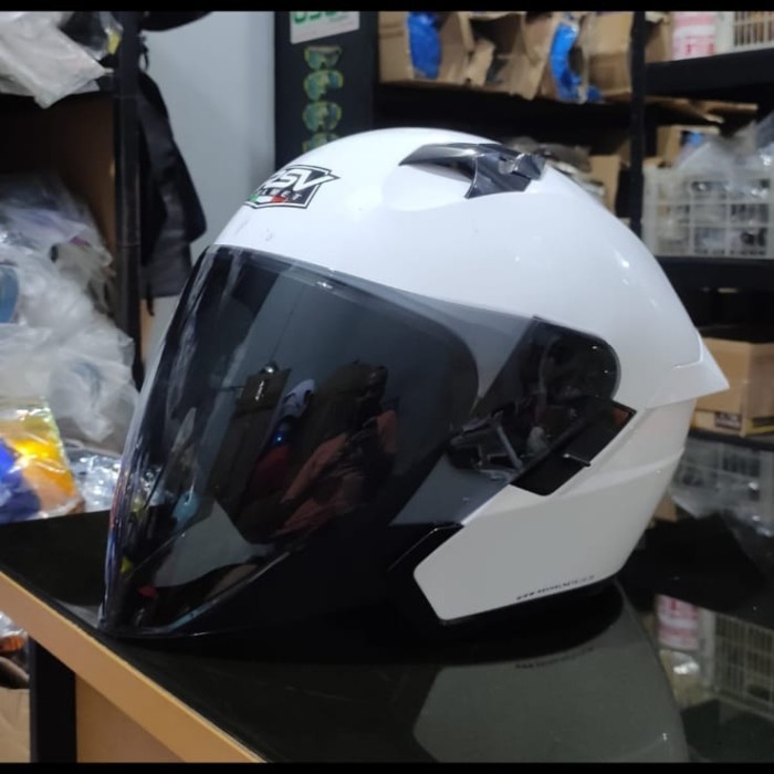 KACA / VISOR VENOM IRIDIUM HELM RSV SV300 / VISOR RSV NEW WINDTAIL - Smoke BOMB