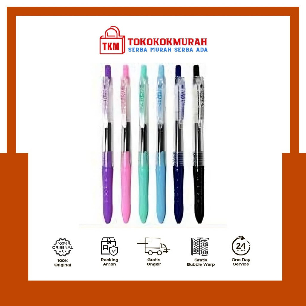 

Bolpoin / Ballpen / Pen / Pulpen Gel Standard Mojito Pcs