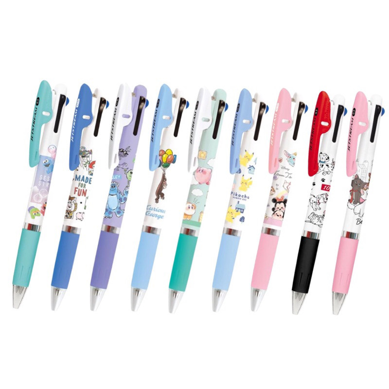 

Uni Jetstream 3 Color Multi Pen Disney Ballpoint Ink 0.5mm Pen Limited Edition Donald Ariel Pooh Mermaid Rapunzel Tangled Stitch Baymax Marie Pixar Toy Story Monster Inc 101 Dalmatians Pokemon Pikachu Zootopia Moomin Kirby JAPAN