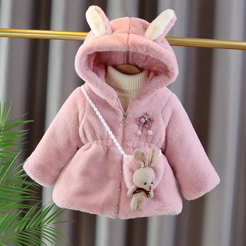 Jaket Bulu Anak Perempuan 1 2 3 4 5 Tahun Jacket Bayi Perempuan Import Jaket Cewek