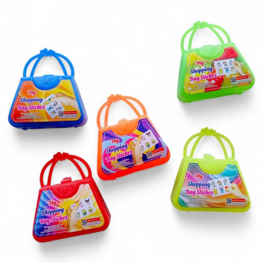

MAINAN MY SHOPPING BAG STICKER / MAINAN TAS PUTRI BERHADIAH / MISTERY TAS WANITA / MAINAN TAS BERHADIAH