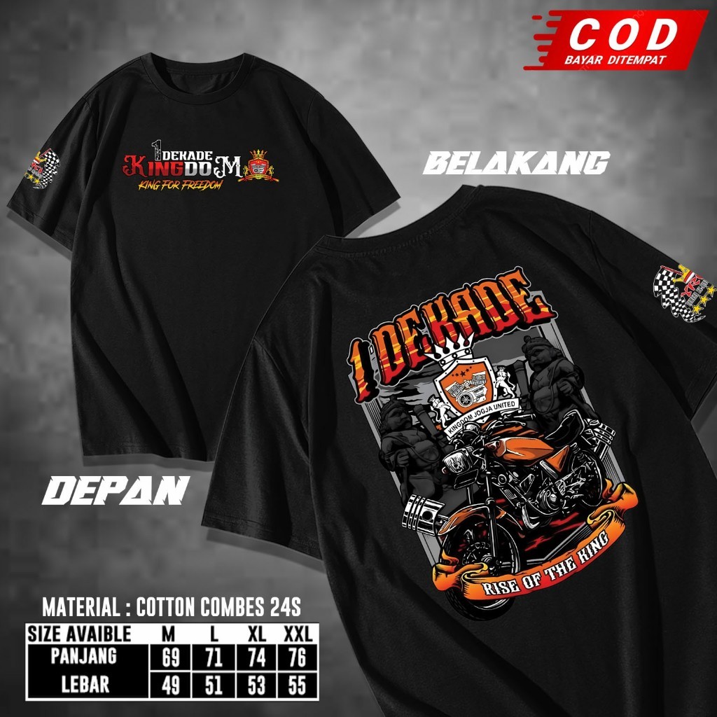 KAOS RX KING KiNGDOM 1 DEKADE YRKI 161JOGJA UNITED