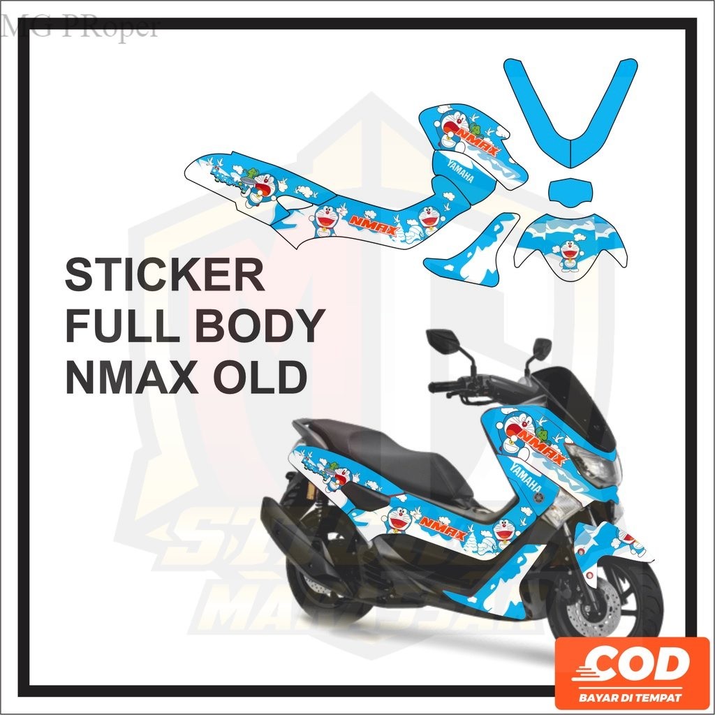 Stiker Striping Decal NMAX OLD       Variasi Aksesoris Emblem     YAMAHA NMAX N MAX OLD Full Body Mo