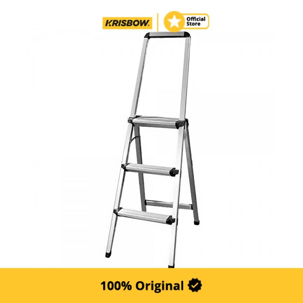 Krisbow Ladder Step Tangga Lipat Aluminium 3 Step