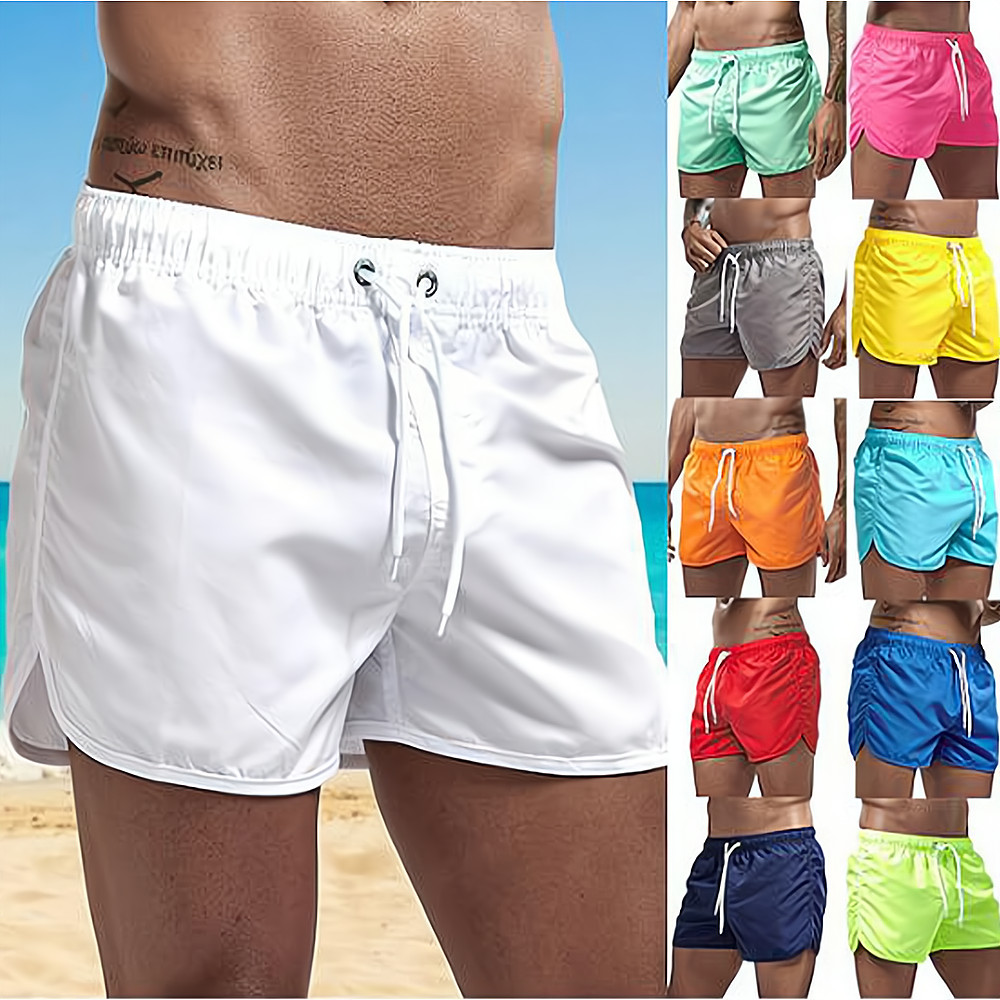 Men's Swim Trunks Swim Shorts Quick Dry Board Shorts Bathing Suit for Swimming Surfing Beach Water S