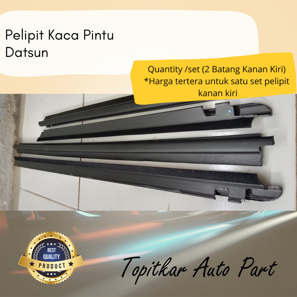 Pelipit Kaca Pintu Mobil Datsun Ori
