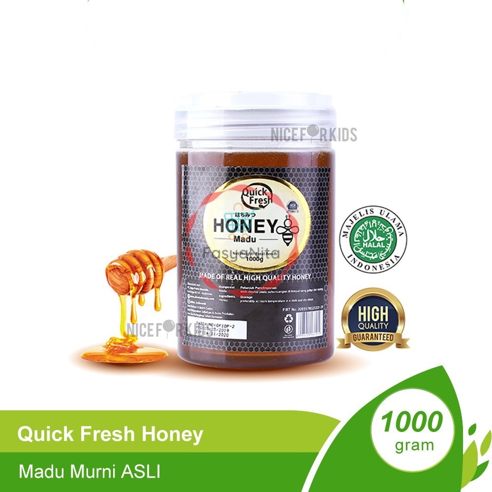 

Quick Fresh Honey Plactik Bucket 425gr / 1000gr / Madu Murni ASLI - Fasyanita Denpasar