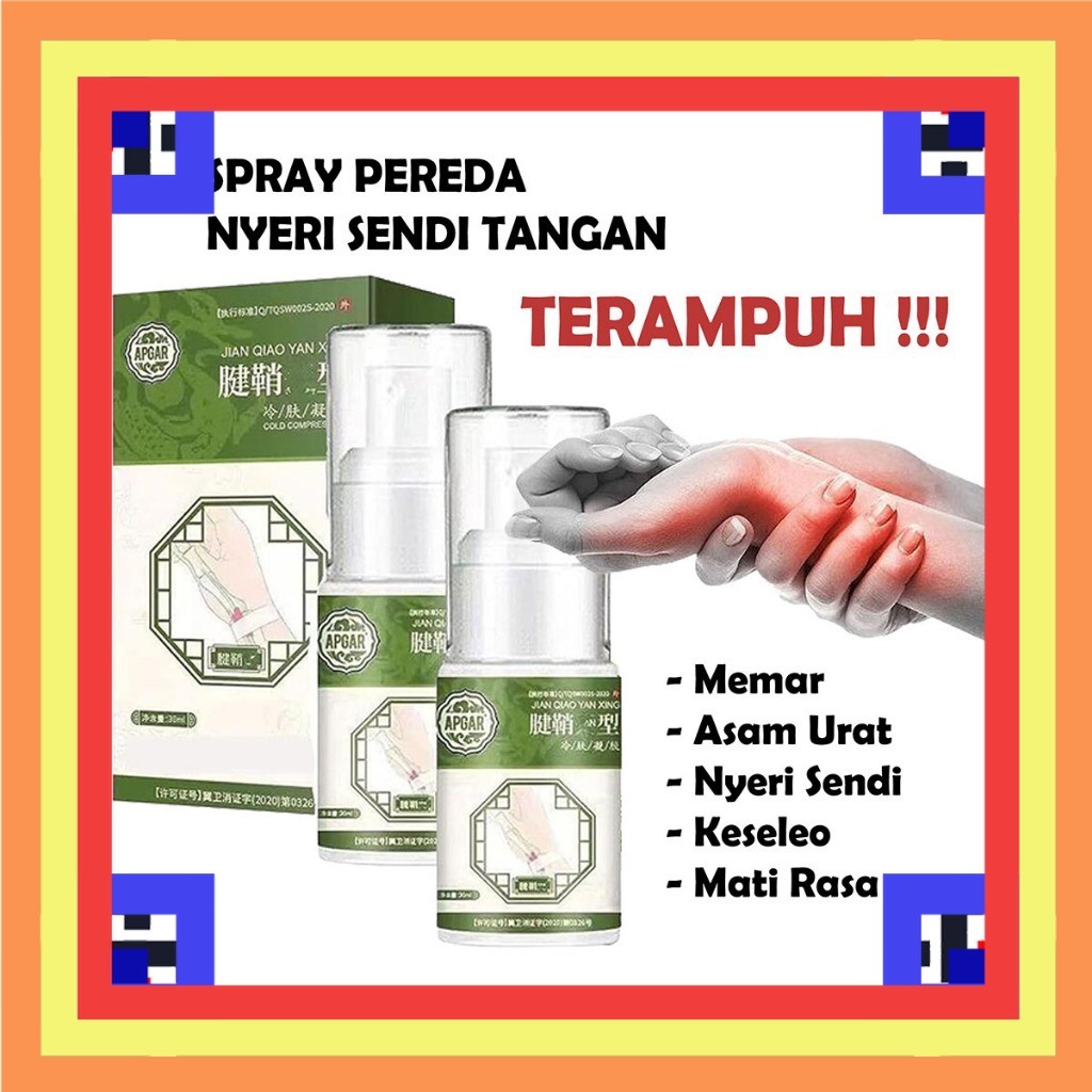 Spray Pereda Nyeri Tangan Semprotan Rematik Nyeri Sendi Spray Lutut Jian Qiao Yan Ying Cold Skin Spr