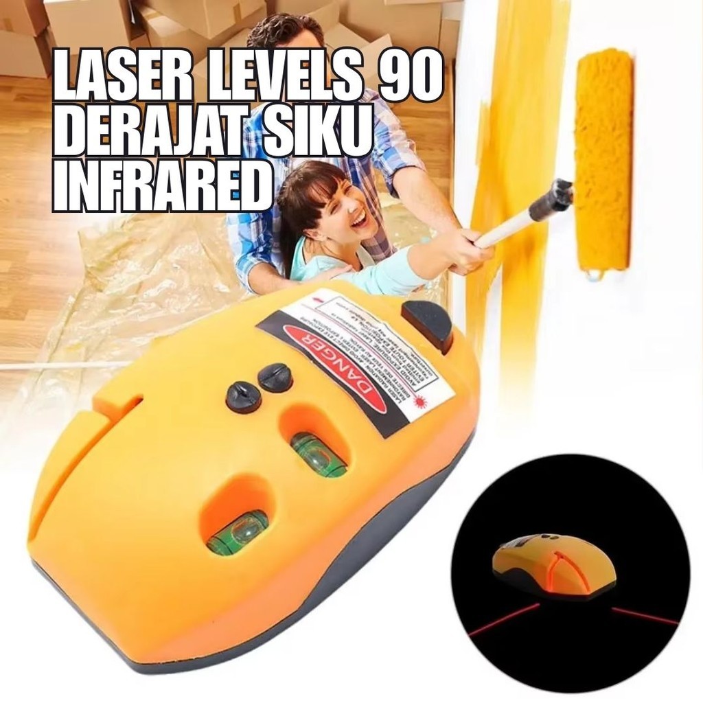 

Laser Levels 90 Derajat Siku Infrared Line Right Angle Projection Horisontal Vertical