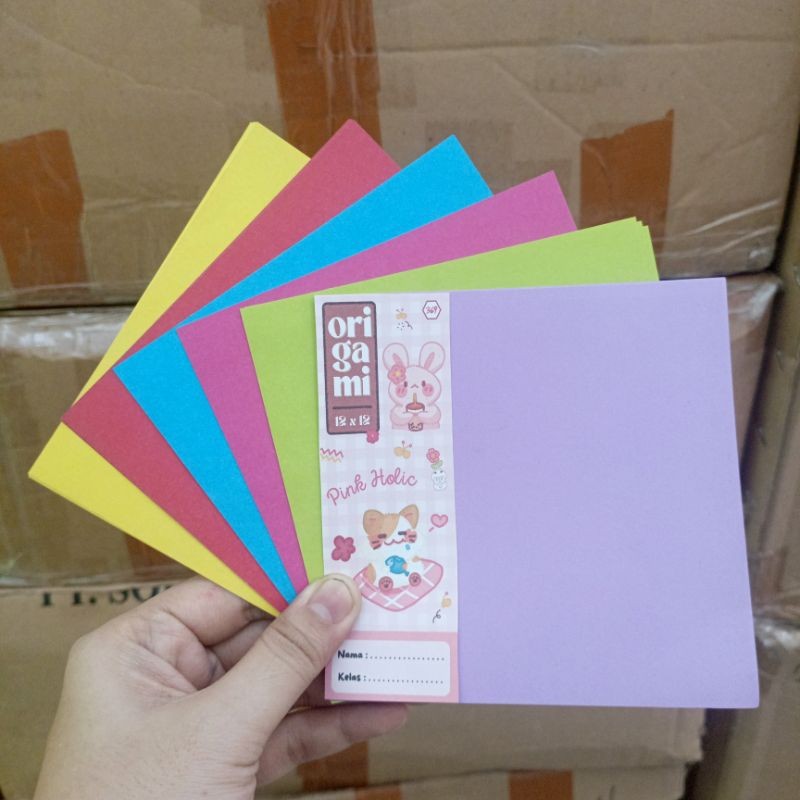 

369 - Kertas Lipat / Origami Ukuran 12 x 12 isi 20 Lembar 2 Sisi Warna