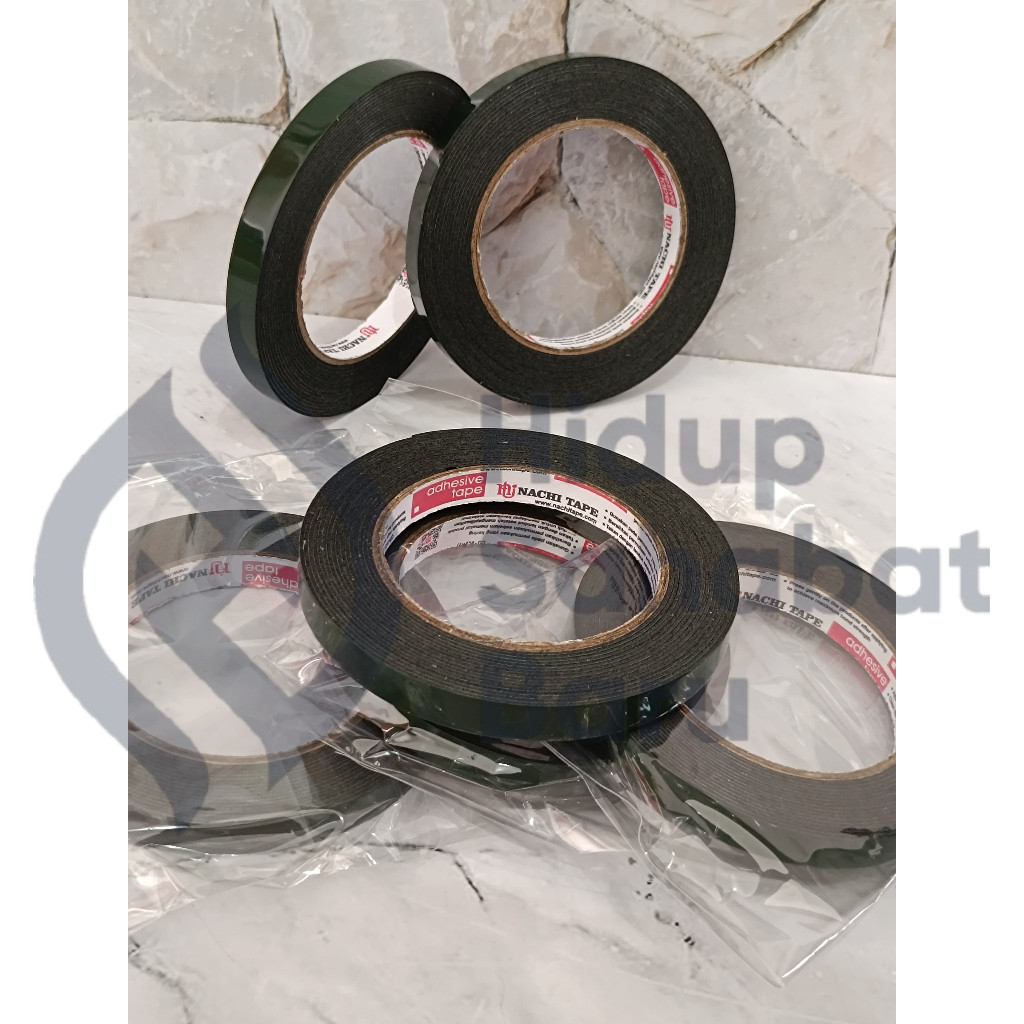 

SATUAN ( 1 BIJI ) Double Foam Tape Hijau Nachi 12mm