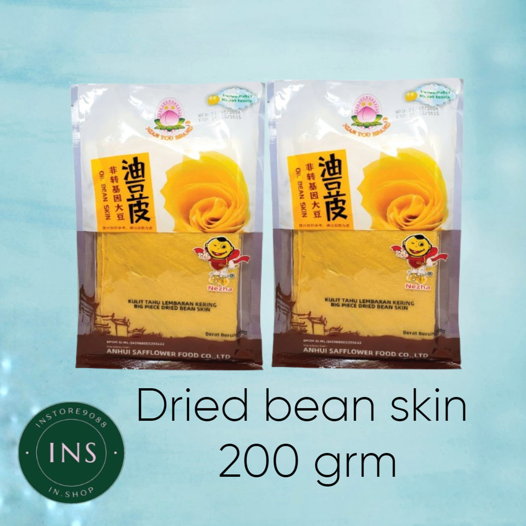 

Big piece dried bean skin kulit tahu lembaran kering 200 grm