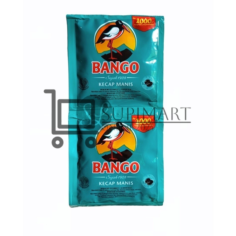 

Bango Kecap Manis Renteng 1000an Kecap Manis Bango 20ml Kecap Bango Refil Renceng Isi 12pc Sachet